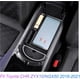 thumbnail image 4 of Reposabrazos para consola central de Toyota C-HR, caja de almacenamiento, accesorio para automóvil con alfombrillas antideslizantes (blanco), 4 of 4