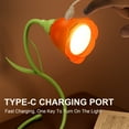 thumbnail image 6 of 100Fens Unique Wireless Flower Desk Lamp Flexible Gooseneck Rechargeable LED Lamp With USB Charging Port 3 Color Modes And Stepless Dimming For Office Desk Decor, 6 of 8