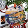 thumbnail image 2 of Mendocino California Coast Christmas Ornament, Ceramic, Acrylic - Travel Souvenir, Festive Tree, Trip Keepsake 2025, Traveler Gift, Edition, Holiday Tree Decoration, 2 of 5