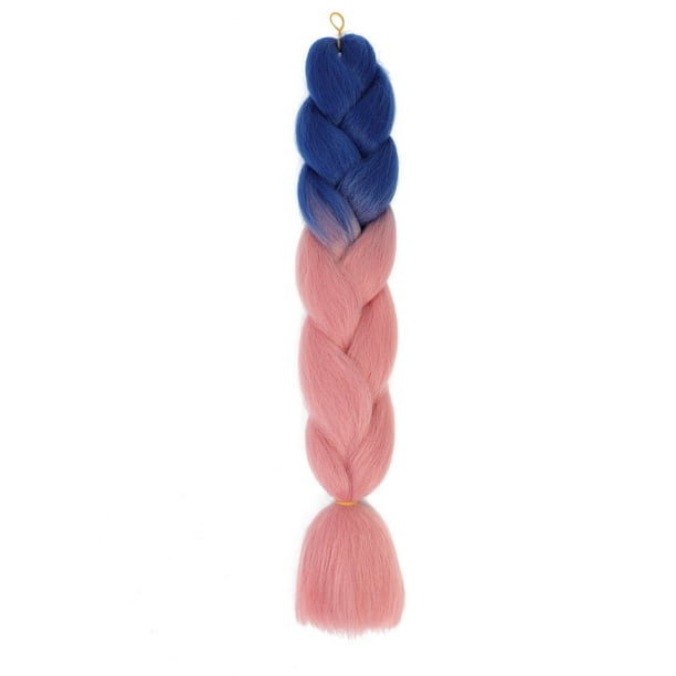 Zhuge Extensiones de cabello trenzado para mujeres, 6 paquetes, 100 g/paquete, 24 pulgadas, Q