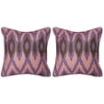 thumbnail image 2 of SAFAVIEH Easton Paisley Pillow, 18" x 18", Lavender, Set of 2, 2 of 2