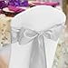 thumbnail image 3 of LinenTablecloth Satin Sash (10-Piece) Silver, 3 of 4