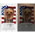 thumbnail image 2 of Caroline's Treasures SC9013CNL Flag with Yorkie Ceramic Night Light, 6x4x3", multicolor, 2 of 2