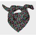 thumbnail image 3 of Bimba Black Colorful Pure Silk Printed Scarf Dupatta Head Neck Wrap Bandanas For Women 40 x 80 Inches, 3 of 6