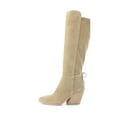 thumbnail image 2 of Lucky Brand Mekinna Women's Boots Dark Natural Size 7.5 M, 2 of 8