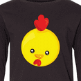 thumbnail image 4 of Inktastic Cute Chicken, Little Chicken, Yellow Chicken Long Sleeve Youth T-Shirt, 4 of 5