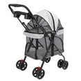 thumbnail image 1 of Chariot de Promenade Pliable pour Animaux de Compagnie pour Voyage, 1 of 7