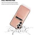 thumbnail image 6 of REQO for Samsung Galaxy S24 Plus Case Wallet with Credit Card Holder, Flip Premium Leather Magnetic Clasp Kickstand Heavy Duty Protective Cover for Samsung Galaxy S24 Plus 6.7" (Rose Gold), 6 of 7