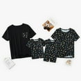 thumbnail image 1 of Tenue Familiale Tenues Assorties Famille Papa Maman Fils Fille Vêtements Assortis Graphique Barboteuse Bébé Ensemble T-Shirt Parent-Enfant T-Shirts à, 1 of 7