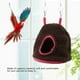 thumbnail image 5 of Cama Colgante De Hamaca De Felpa Cálida Para Pájaros Domésticos: Suave, Cómoda, Color Brillante, Diseño Elegante, Nido De Loros Con Puerta Delantera Pequeña, Ganchos De Metal, 5 of 7