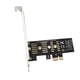 thumbnail image 2 of Tholdsy Tarjeta adaptadora PCI-E a M.2, flexible, de estado sólido, ajustable, velocidad completa, compatible con tarjetas de expansión de conversión Type3 NO3, 2 of 5