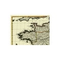 thumbnail image 3 of Historic Map - Western Part Europe with France - 1653 - 30 x 23 - Vintage Wall Art, 3 of 5