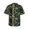 thumbnail image 3 of Goofa Lilies Flowers Hawaiian Shirt for Men, Unisex Summer Beach Casual Short Sleeve Button Down Shirts,Aloha Tropical Floral print shirt-XX-Large, 3 of 9