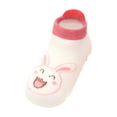 thumbnail image 4 of ZCFZJW Cute Cartoon Pattern Baby Floor Socks Summer Toddler Kids Boys Girls Anti-Slip Slipper Shoes Home Indoor Soft Soled Shoes Socks Z10-White 0-1 Years, 4 of 5