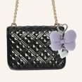 thumbnail image 2 of Unique Bargains 1 Pc Handbag Charms Keychains Stylish Bow Heart Bag Accessories Purple, 2 of 5