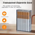 thumbnail image 4 of Portable Cigarette Case/Box 20 Capacity 85mm Regular Cigarettes Pocket Holder (Gray), 4 of 7