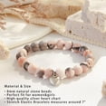 thumbnail image 4 of Sometimes You Forget You're Awesome Unique Gifts Natural Stone Bracelets for Women Teen Girls Birthday Present, 4 of 7