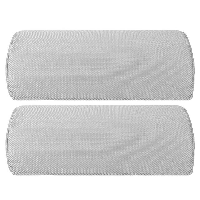 OULII 2Pcs Soft Leg Cushion Light Grey Polyester Knee and Foot Office Use