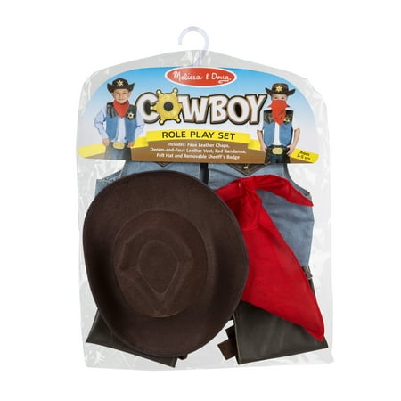 Melissa & Doug - Cowboy Role Play Costume Set