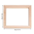 thumbnail image 2 of Cuadros de pared Marco de pintura artística Barras interiores de madera Marco de lienzo artístico para bricolaje, 30x50cm Methold LF0074-18B, 2 of 6