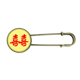 thumbnail image 1 of Deseo celebrar la boda chino palabras XI EsES Broche De Broche De Metal Antiguo Unbranded M, 1 of 3