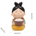 thumbnail image 3 of Tang Dynasty Palace Lady Figuritas Estatua Artesanía De Resina Hecha A Mano Tang Lady Escultura Regalo Creativo De Moda Escritorio Miniatura Adorno Para El Hogar Para Restaurante Oficina Advancent HA028061-02, 3 of 7