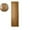 Coffee, variant on Semi Sheer Unlined See Through Window Curtain Faux Silk Texture Rod Pocket 98 Inches Length(Coffee)