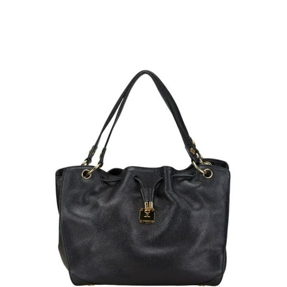 Pre-Owned MCM Bag Black Leather Women's (Good)