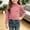 Hot Pink, variant on Girls Cable Knit Peter Pan Collar Long Sleeve Sweater - Soft Lightweight Gray Pullover for Kids,Size 1-2T