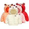 thumbnail image 3 of Chenyin Kids Baby Winter down Cotton Jacket Coats for Boys Girls Light Puffer Padded Jacket Ears Hoods Infant Fall Winter Warm Outerwear for Unisex 9M-6T, 3 of 9