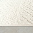 thumbnail image 3 of Paco Home Area Rug Boho Design with Modern Carved Pattern in Cream - 7'10" x 11'2" (8'x11'), 3 of 6