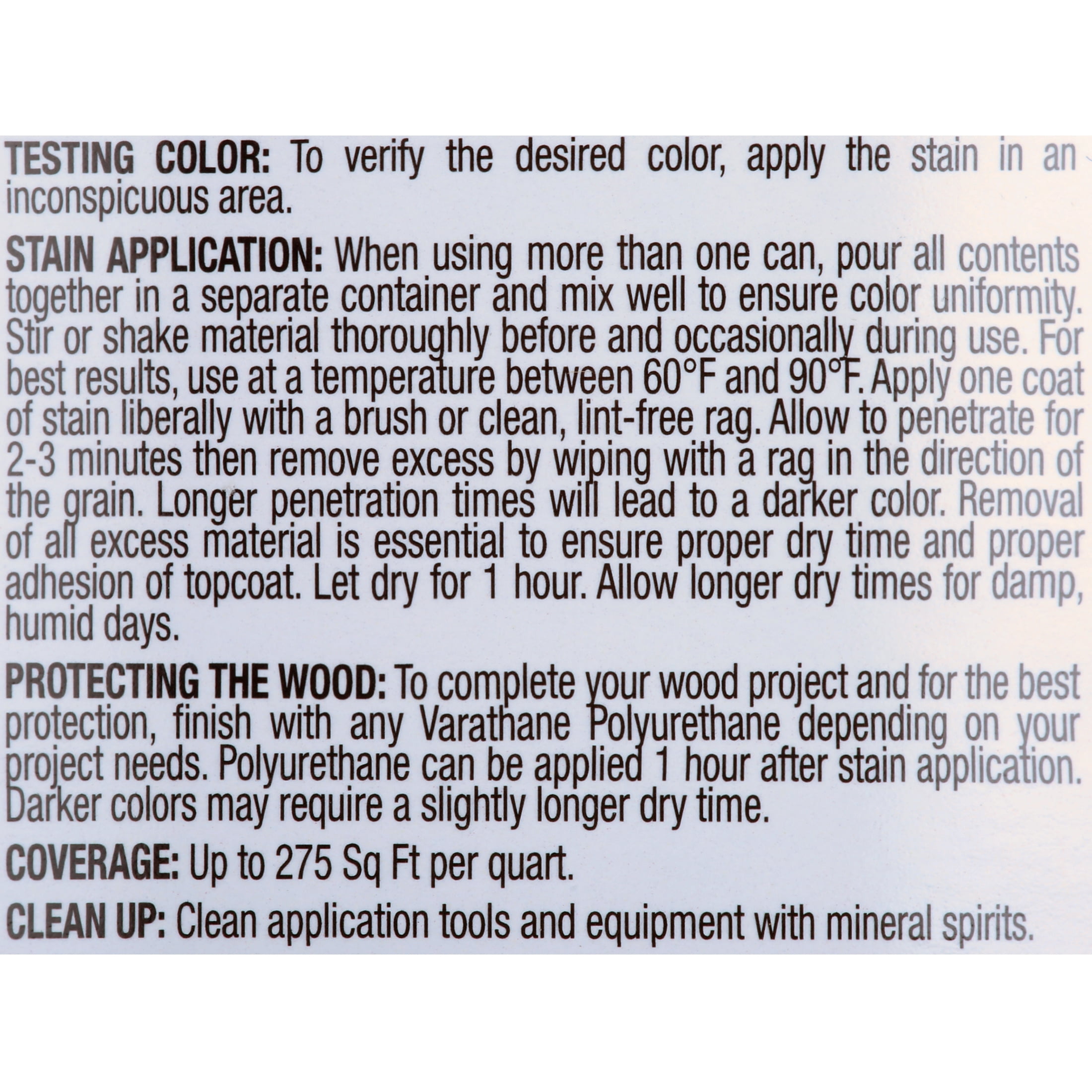 Kona, Varathane Premium Fast Dry Wood Stain-262010, Quart