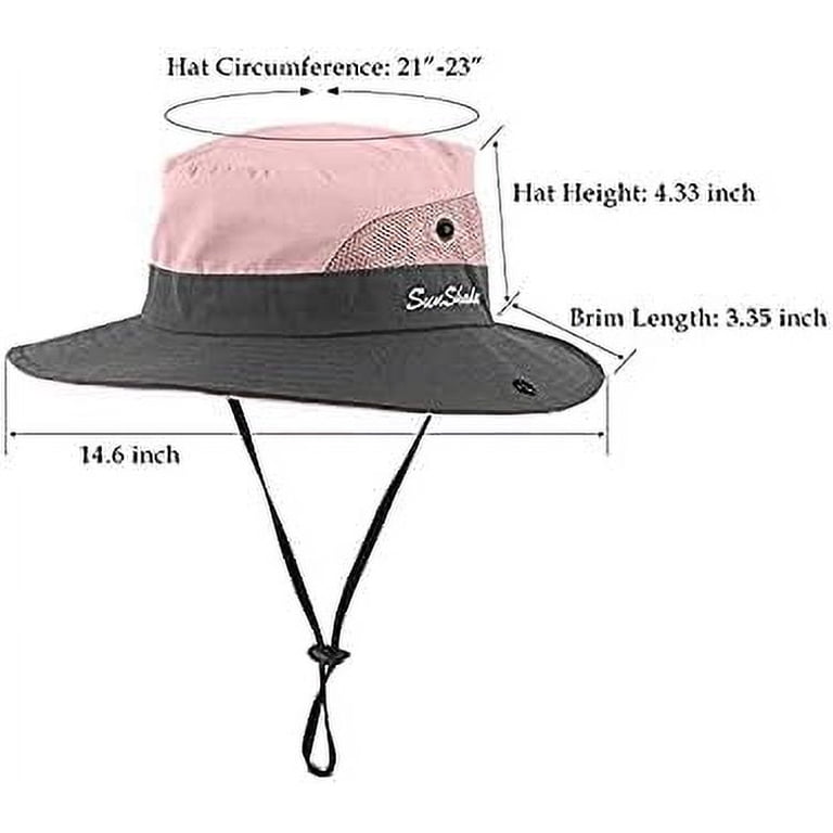 2 Pack Summer Sun-Hat Ponytail - Outdoor UV-Protection Mesh Wide Brim Foldable IC ICLOVER 2 Pack Women Summer Sun Hat Wide Brim Outdoor UV  main image 3