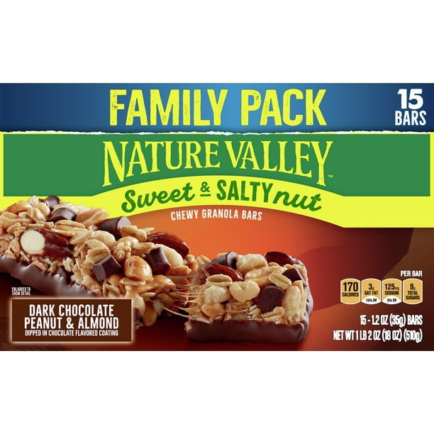 Nature Valley Sweet and Salty Nut Granola Bars, Dk. Choc ...