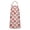 Pink Cow Strawberry, variant on White Cow Heart Pattern Apron-Garden Aprons for Women with Pockets-Cotton Linen Waterproof Kitchen Cooking Gardening Aprons Adjustable for Kitchen,Cooking,BBQ and Salon 33x27 Inch