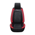 thumbnail image 3 of Tuqiang Leather front car seat covers. for Acura for TSX 2004-2014 2 Seats Compatible Airbag Waterproof Premium Leather Front Seat Protectors Black and Red, 3 of 7