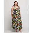 thumbnail image 3 of Plus Size Butterfly Sleeveless Racerback Maxi Dress, 3 of 3