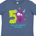 thumbnail image 4 of Inktastic Monster 5th Birthday Boys or Girls Toddler T-Shirt, 4 of 5
