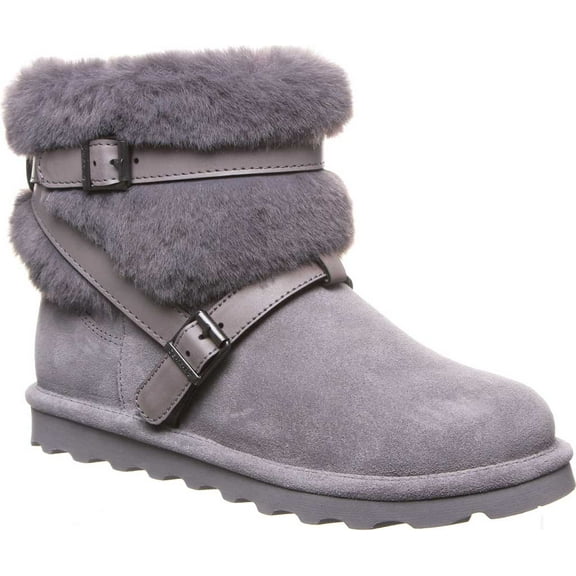Bearpaw Womens Kiera Boot, Adult, Gray Fog, 6 M US