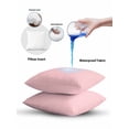 thumbnail image 6 of 1 Pack Outdoor Throw Pillow, Pink Waterproof Pillow with Insert Included, Farmhouse Pink Decor Decorative Accent Cushion Lumbar Pillows for Patio Porch, 12 x 20 In, 6 of 8