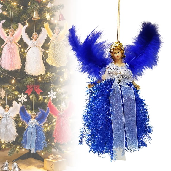 Fairy Tree Topper Pendant, 7.5in Top Angel Statue Tree, Fairy Tree Toppers, Christmas Tree Topper Angel for Christmas Decorations