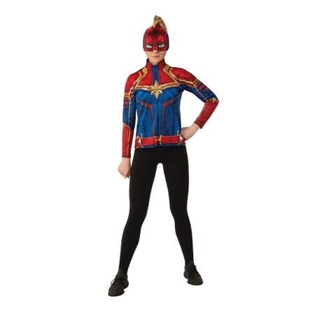 Halloween Captain Marvel Hero Suit Adult Costume