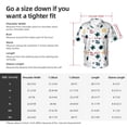 thumbnail image 6 of Lsque Turtles And Corals pattern Hawaiian Shirt for Men, Unisex Summer Beach Casual Short Sleeve Button Down Shirts-X-Large, 6 of 9