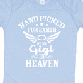 thumbnail image 4 of Inktastic Handpicked for Earth by My Gigi in Heaven with Angel Wings Boys or Girls Baby Bodysuit, 4 of 5