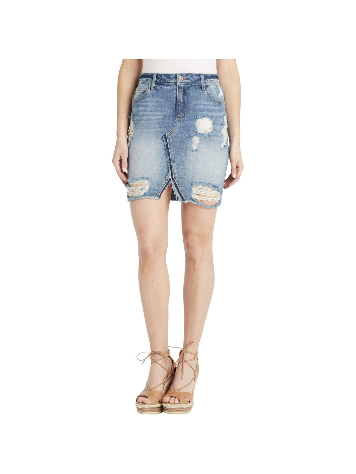 jessica simpson denim skirt