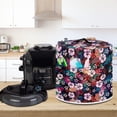 thumbnail image 4 of Xoenoiee Tropical Leaves Hibiscus Floral Pattern Kitchen Appliance Dust Cover with Pockets, Electric Pressure Cooker Cover Compatible with Crock Pot, Rice Cooker Cover Air Fryer Cover, 6 qt, 4 of 6