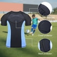 thumbnail image 5 of HAIYUE Youth New Padded Compression Shirt for Football to Protect Chest Shoulder Back of Size S, 5 of 9
