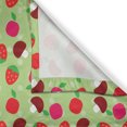 thumbnail image 3 of Ambesonne Retro Kitchen Curtains, Strawberries and Mushrooms, 55"x39", Dark Pink Burgundy Pink, 3 of 3