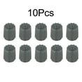 thumbnail image 1 of 10pcs Plastic Gray Tire Valve Stem TPMS Tire Cap with Gasket, 1 of 8