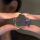 thumbnail image 5 of Fiudx Colgantes En C, Diamante Multicapa, Pendientes En Metal y Forma de Clavo, Energía y Vitalidad, Metabolismo y Digestión, Reducción de Anatomía y Inflamación, Accesorio En Moda Mujer, Diseño Lige, 5 of 6